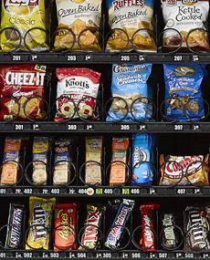popular vending machine foods