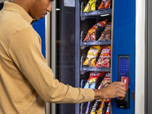 wide range of vending choices