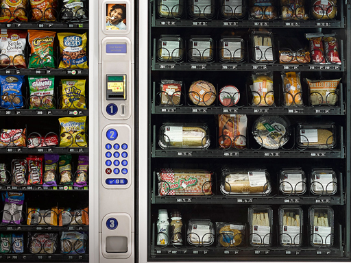 wide range of vending choices
